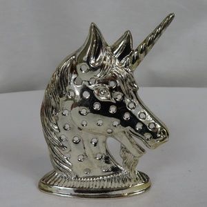 Silver Plated Unicorn Earring Holder
